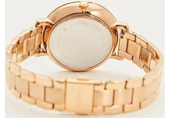 Часы наручные женские FOSSIL ES4438 кварцевые, на браслете, цвет розового золота, США