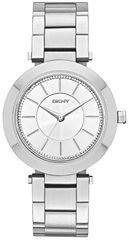Годинники наручні жіночі DKNY NY2285 кварцові, на браслеті, сріблясті, США