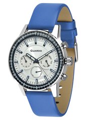 Чоловічі наручні годинники Guardo 012287-3 (SWBl)