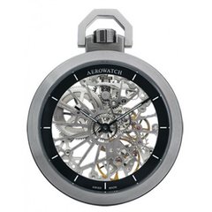 Часы карманные Aerowatch 50818 AA01SQ механические, скелетон, современный дизайн