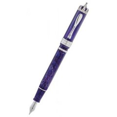 Ручка пір'яна Visconti 65361PDA55F 60th AN.RY JUBILEE ROYAL PURPLE WHITE F