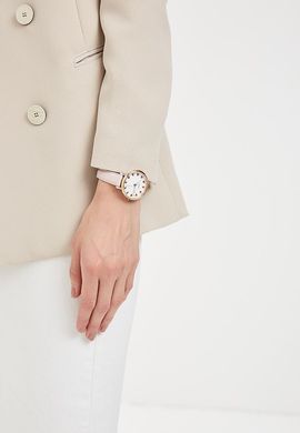 Часы наручные женские FOSSIL ES4351SET кварцевые, кожаный ремешок, США