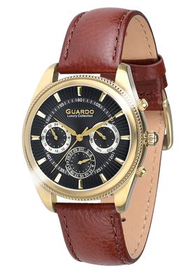 Чоловічі наручні годинники Guardo S01867 GBBr