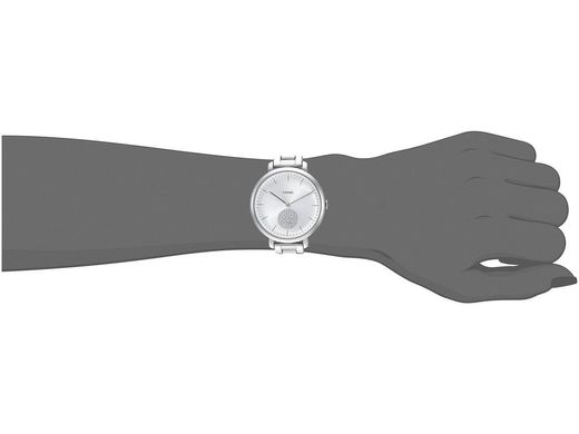 Часы наручные женские FOSSIL ES4437 кварцевые, на браслете, серебристые, США