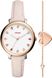 Часы наручные женские FOSSIL ES4351SET кварцевые, кожаный ремешок, США 1