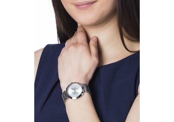 Годинники наручні жіночі DKNY NY2285 кварцові, на браслеті, сріблясті, США