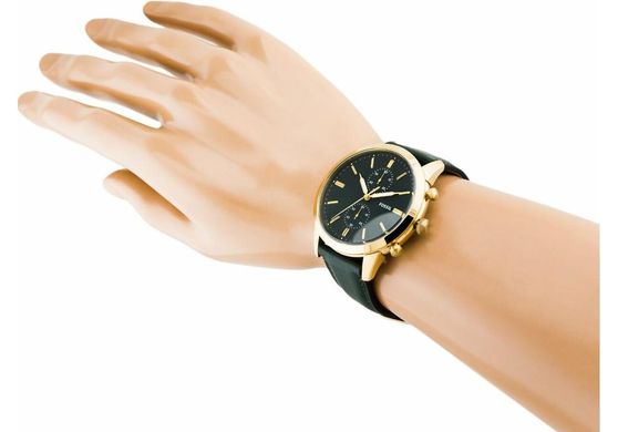 Часы наручные мужские FOSSIL FS5599 кварцевые, ремешок из кожи, США