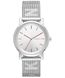 Часы наручные женские DKNY NY2620 кварцевые, "миланский" браслет с логотипом, серебристые, США 1