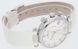 Часы наручные женские Claude Bernard 10215 3 NADN, кварцевый хронограф с датой, белый ремешок из кожи 4