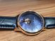 Часы наручные мужские Claude Bernard 85017 37R BUIR, автоматика с открытым балансом, синий ремешок из кожи 2