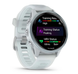 Смарт-часы Garmin Forerunner 570 (42 мм), алюминиевый безель небесно-голубого цвета с бело-голубым ремешком