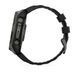 Смарт-годинник Garmin Fenix 8 &ndash; 51 мм, Solar Sapphire, титан з DLC-покриттям Carbon Gray та силіконовим ремінцем чорного/сірого кольору