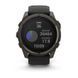 Смарт-годинник Garmin Fenix 8 &ndash; 51 мм, Solar Sapphire, титан з DLC-покриттям Carbon Gray та силіконовим ремінцем чорного/сірого кольору