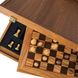 SW43B40H Manopoulos Olive Burl Chessboard 40cm with Staunton Chessmen 9