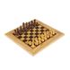 SW43B40H Manopoulos Olive Burl Chessboard 40cm with Staunton Chessmen 1