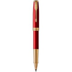 Ручка-роллер Parker SONNET 17 Intense Red GT RB 86 222 из латуни с красным лаком и позолотой