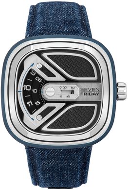Часы наручные мужские SEVENFRIDAY SF-M1B/01, автоподзавод, Швейцария (модель "Городской исследователь")