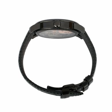 Часы наручные мужские Aerowatch 50931 NO01 механические, скелетон, черный кожаный ремешок