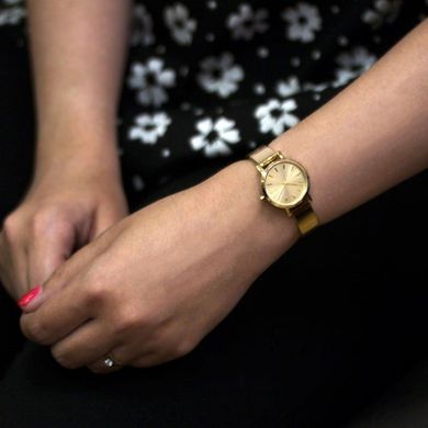Годинники наручні жіночі DKNY NY2307 кварцові, сталь, колір жовтого золота, США