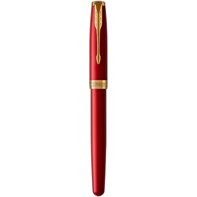 Ручка-роллер Parker SONNET 17 Intense Red GT RB 86 222 из латуни с красным лаком и позолотой