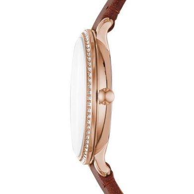 Часы наручные женские FOSSIL ES4413 кварцевые, кожаный ремешок, США