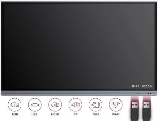 Інтерактивна панель Prestigio Multiboard 75&rdquo; Prime Series (UHD) (OS Android)