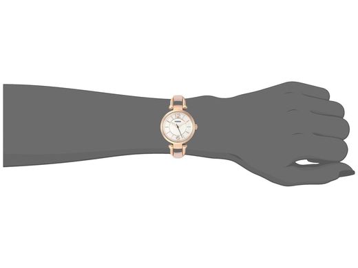 Часы наручные женские FOSSIL ES4340 кварцевые, кожаный ремешок, США