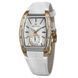 1667-2-1069 white, pvd cz stones, white leather Seculus
