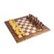 SW43B40J Manopoulos Walnut Burl Chessboard 40cm with wooden Staunton Chessmen in luxury wooden gift box 1