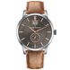 Часы наручные мужские Claude Bernard 64005 3 GIR3, кварц, малая секундная стрелка, светло-коричневый ремешок 1