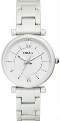 Часы наручные женские FOSSIL ES4401 кварцевые, на браслете, белые, США