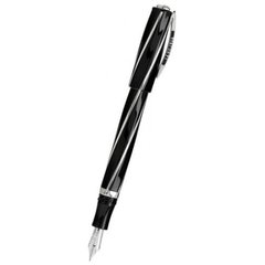 Ручка пір'яна Visconti 26702PDA56F Divina Black FP Medium 23KT F