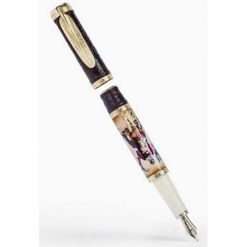 Ручка перьевая Visconti 757ST01PDA55DTF The Falconer FP 23KT F