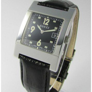 7700M 17730 BLK/STEEL/BLK STRAP (Gucci)