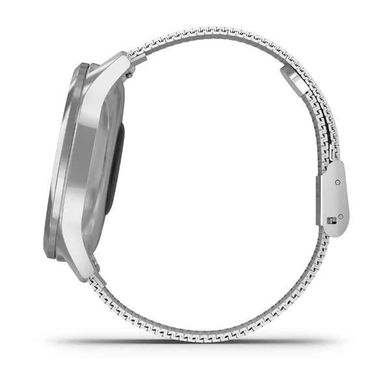Смарт-годинник Garmin Vivomove Luxe сріблястий зі сріблястим ремінцем