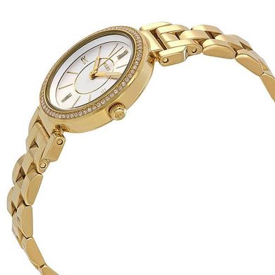 Часы наручные женские DKNY NY2634 кварцевые, с кристаллами, цвет желтого золота, США