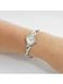 Часы наручные женские DKNY NY2173 кварцевые, декоративный браслет с фианитами, серебристые, США 7