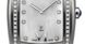 Годинник наручний жіночий Aerowatch 03952 AA01DIA кварцовий з діамантами, "бочка", чорний шкіряний ремінець 2