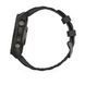 Смарт-годинник Garmin Fenix 8 &ndash; 47 мм, AMOLED Sapphire, титан з DLC-покриттям Carbon Gray та силіконовим ремінцем чорного/сірого кольору