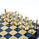 S4BLU Manopoulos Greek Mythology chess set with gold-silver chessmen/Blue chessboard 36cm 5