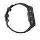 Смарт-годинник Garmin Fenix 8 &ndash; 47 мм, AMOLED Sapphire, титан з DLC-покриттям Carbon Gray та силіконовим ремінцем чорного/сірого кольору