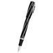 Ручка пір'яна Visconti 26702PDA56F Divina Black FP Medium 23KT F 1
