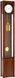 Годинник підлоговий HERMLE 01220-030351 з горіха з тросовим підвісом гирь та з Вестмінстерською мелодією 1