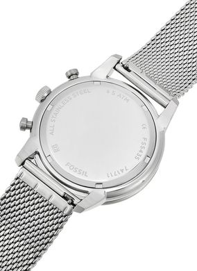 Часы наручные мужские FOSSIL FS5435 кварцевые, "миланский" браслет, США