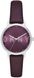 Часы наручные женские DKNY NY2843 кварцевые, фиолетовый ремешок из кожи, США 1