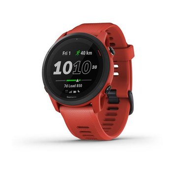 Смарт-годинник Garmin Forerunner 745 червоний з червоним ремінцем