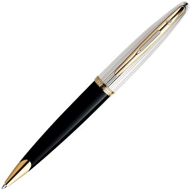 Кулькова ручка Waterman Carene Deluxe Black/silver BP 21 200