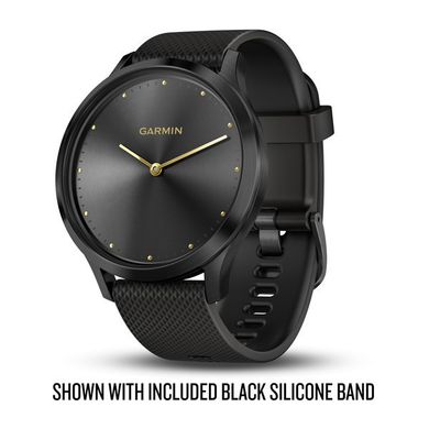 Смарт-годинник Garmin Vivomove HR Premium Black Tan One Size (універсальний)