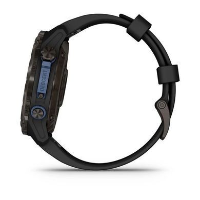Смарт-годинник Garmin Descent Mk3i - 51 мм, титан Carbon Grey DLC з чорним силіконовим ремінцем + трансивер Descent T2