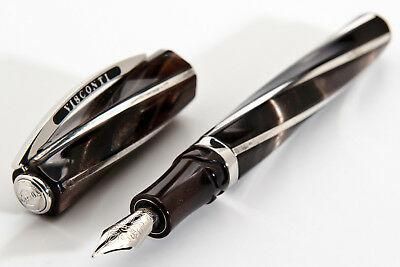 Ручка перьевая Visconti 26702DA07F Divina Black FP Medium Size 14KT